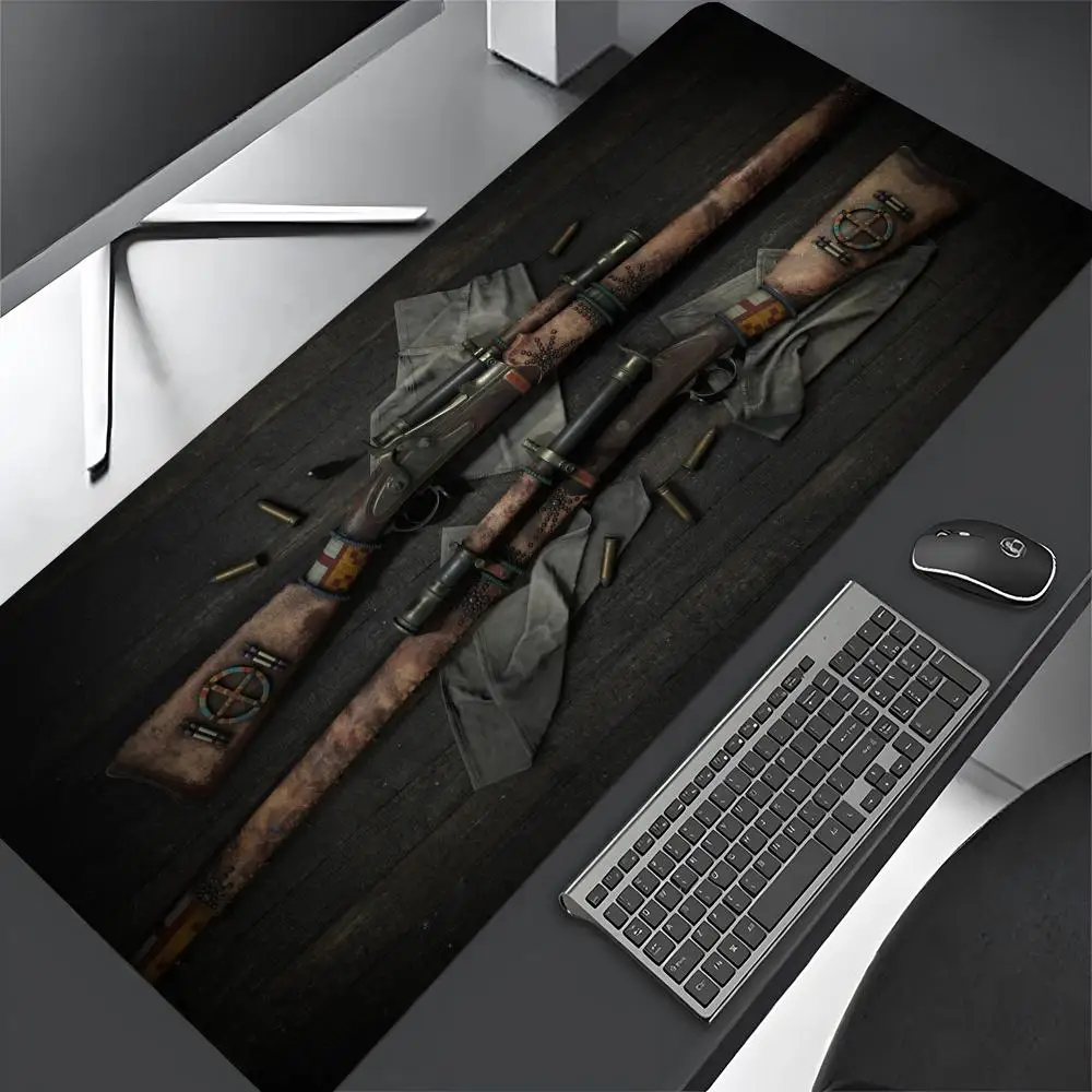 Games Survival Hunt Showdownes Mouse Pad Large Computer Gaming Accessories 700x400mm Desk Mats Carpet Anti-slip Laptop Soft Mice