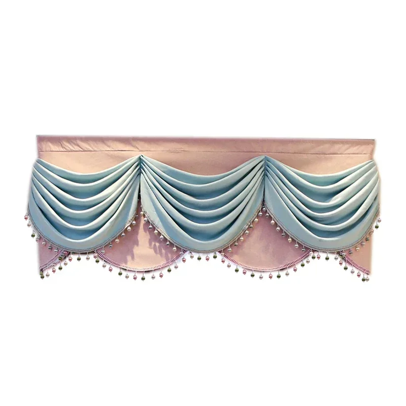 

Customized European Luxury High-end High-quality Curtain Decoration Window Curtains Valance for Living Dining Room Bedroom Home