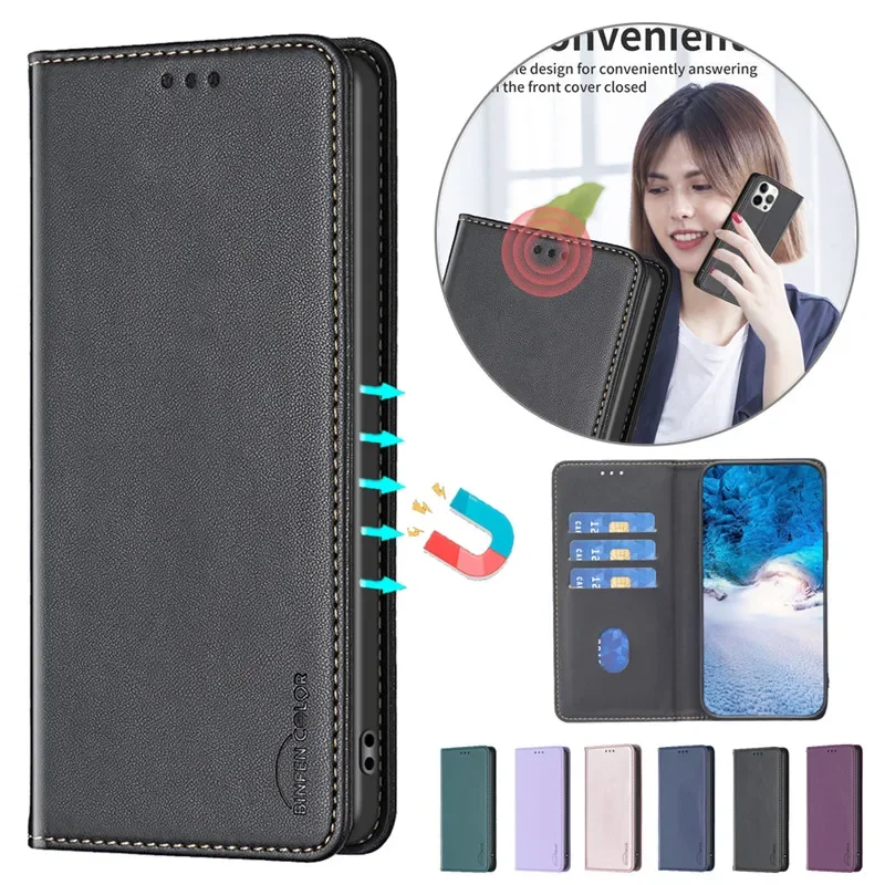 

Magneti Leather Wallet Card Phone Case for Samsung Galaxy A55 A35 A25 A15 A05S A54 A34 A24 A14 A53 A73 A33 A13 A72 A52 A51 Cover