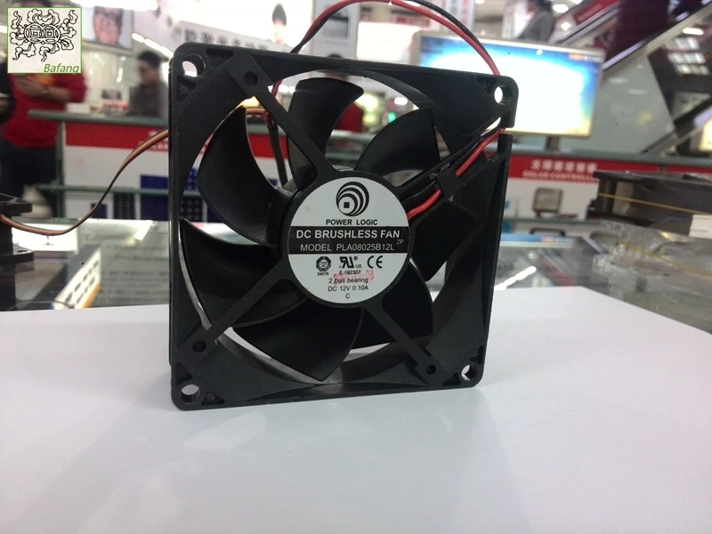 

Jinlingge для POWER LOGIC PLA08025B12L 12 В 0,10 А 8025 8 см охлаждающий вентилятор