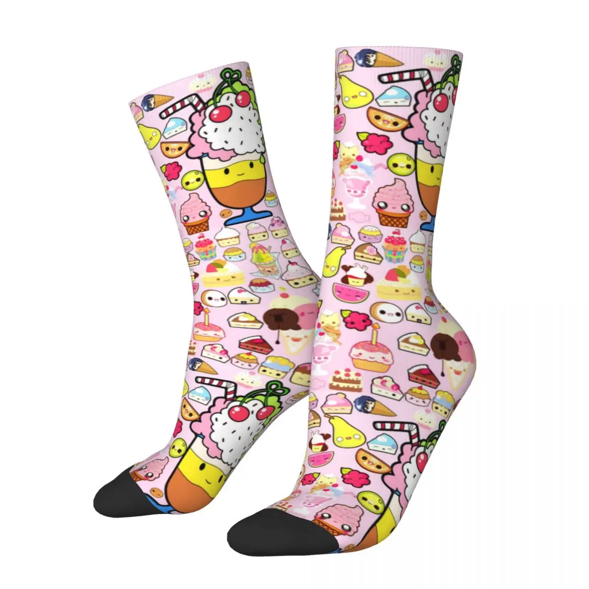 Foods Nutella Cartoon Men Women Socks Motion Beautiful Suitable for all seasons Dressing Gifts