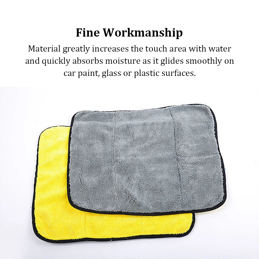 Car Drying Towel Cleaning Cloth Stain Removal Double-sided Auto Towels