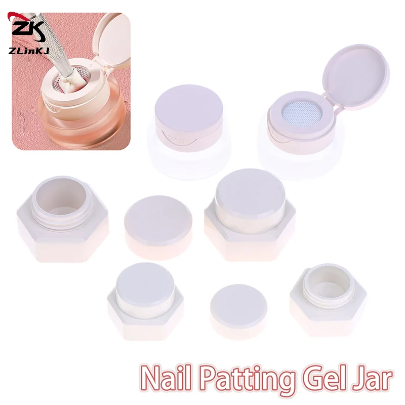 1 ชิ้น 2/3/5 กรัม ขวดเจลทาเล็บแบบกด  ภาชนะ/กล่อง/ที่ใส่ยาทาเล็บ