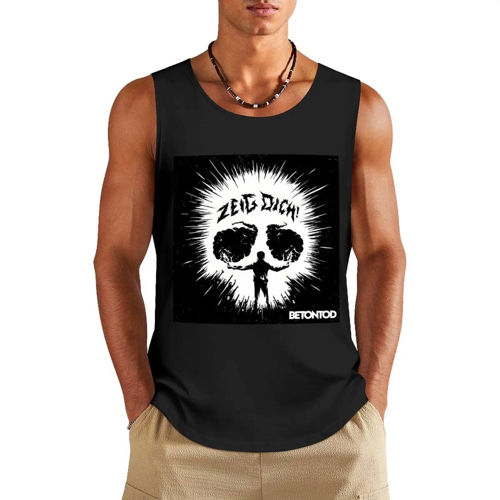 

Betontod - Zeig Dich Album 2023 Tank Top muscle t-shirt Men gym sportswear T-shirt man