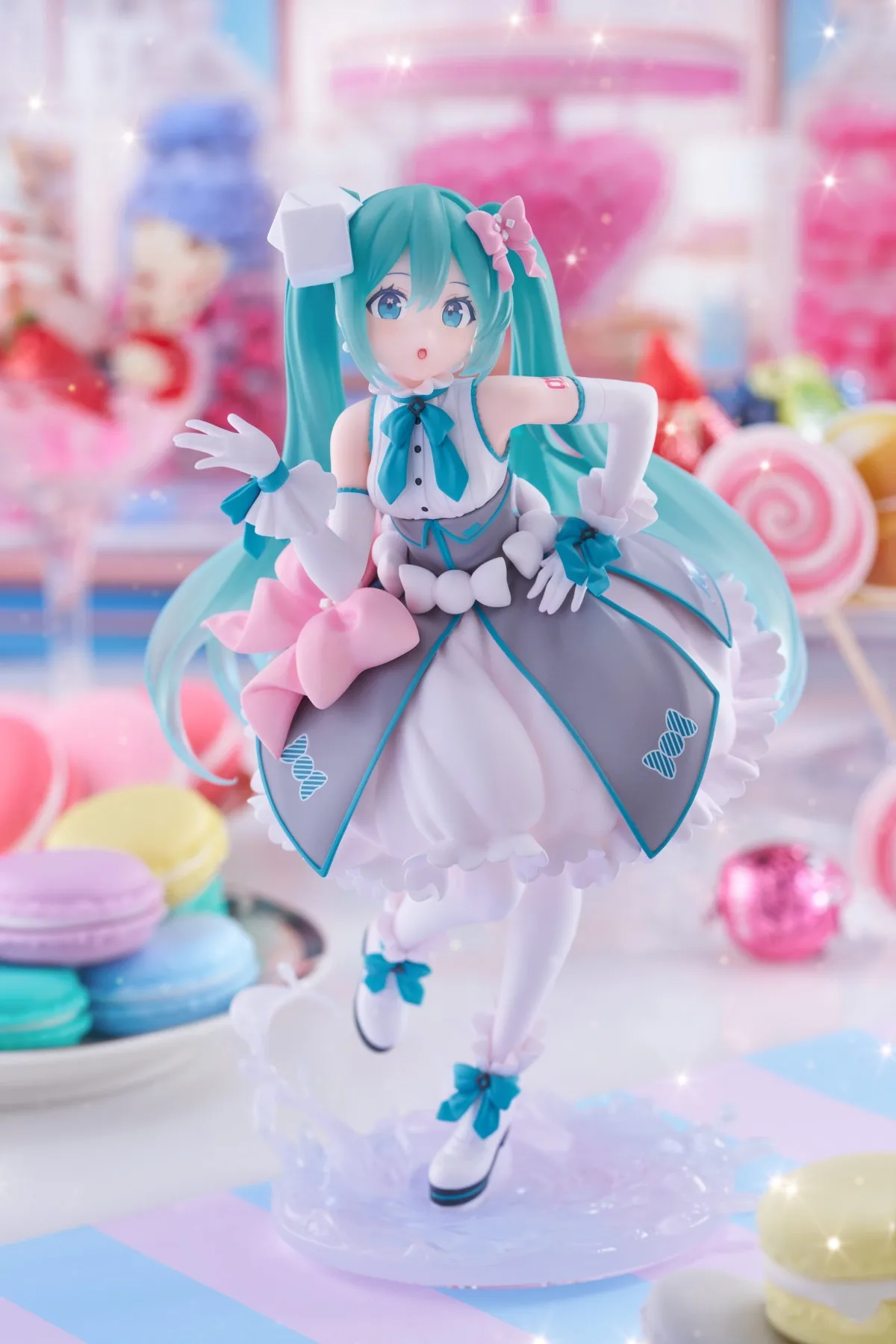 Original Taito Kuji Hatsune Miku 39 Miku no Hi Commemorative Kuji 2nd season B Prize Melty Sugar ver Anime Figure Toys