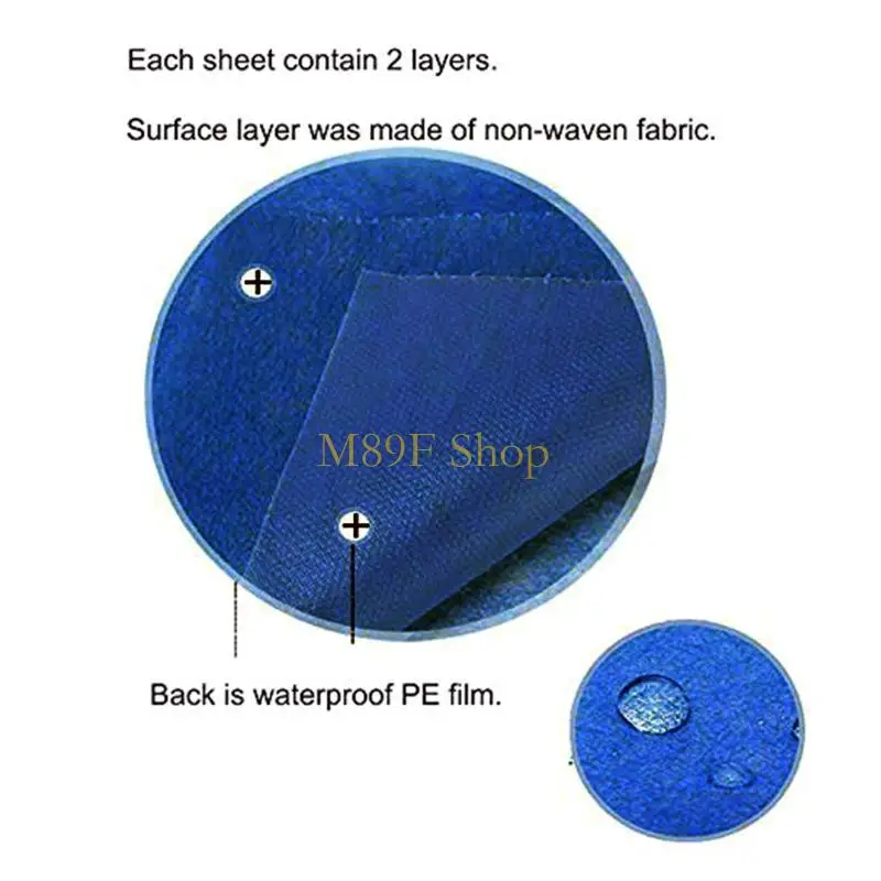 

M89F 100pcs Massage Table Sheets Disposable SPA Bed Sheets Non Woven Lash Bed Cover for Tattoo Hotels Beauty Salon Doctors'