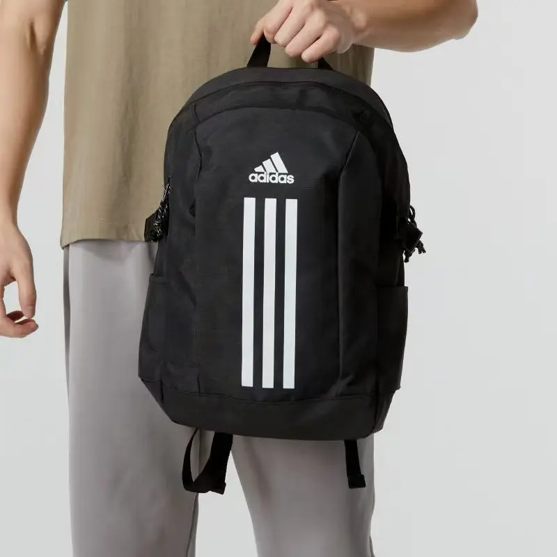 adidas-power-vii-backpack-regular-unisex-style-couple's-classic-striped-zipper-adjustable-shoulder-straps-polyester-polyester-fiber-school-bag-backpack-ip9774
