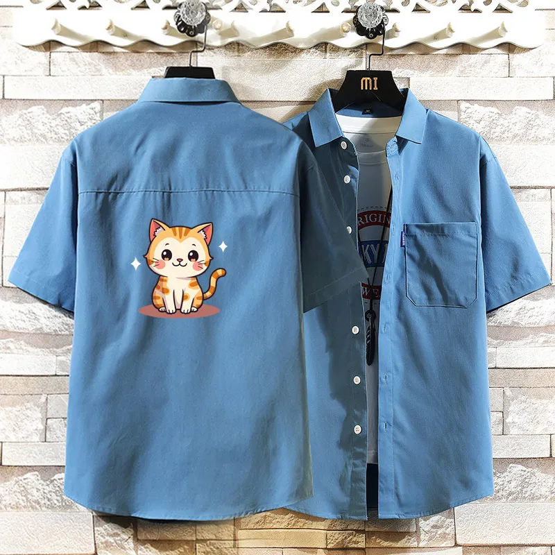 

Мужская свободная повседневная дышащая летняя модная брендовая верхняя одежда из полиэфирного волокна