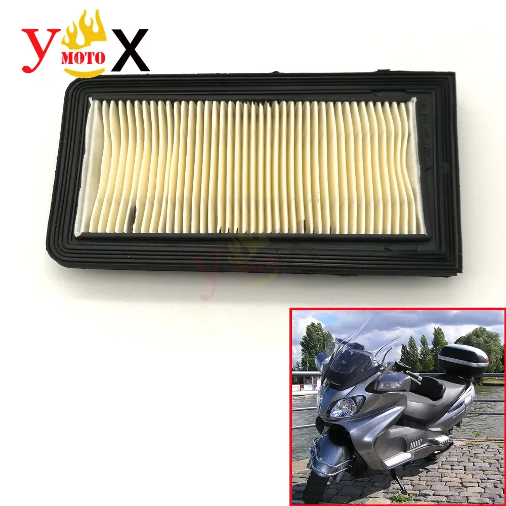 AN650 Motorcycle Scooter Street Bike Air Filter Intake Cleaner System For Suzuki AN 650 Skywave Burgman 2003-2015 04 05 06 07 08