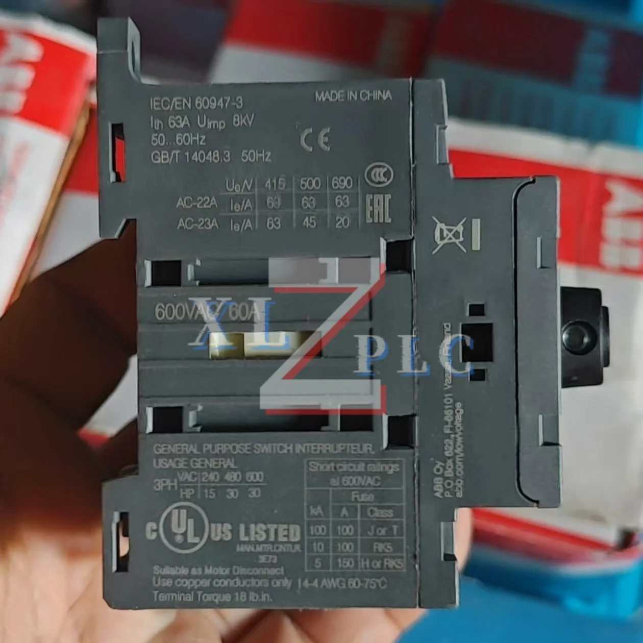 Scheidingsschakelaar nieuwe originele OT63F3 OT63F4N2