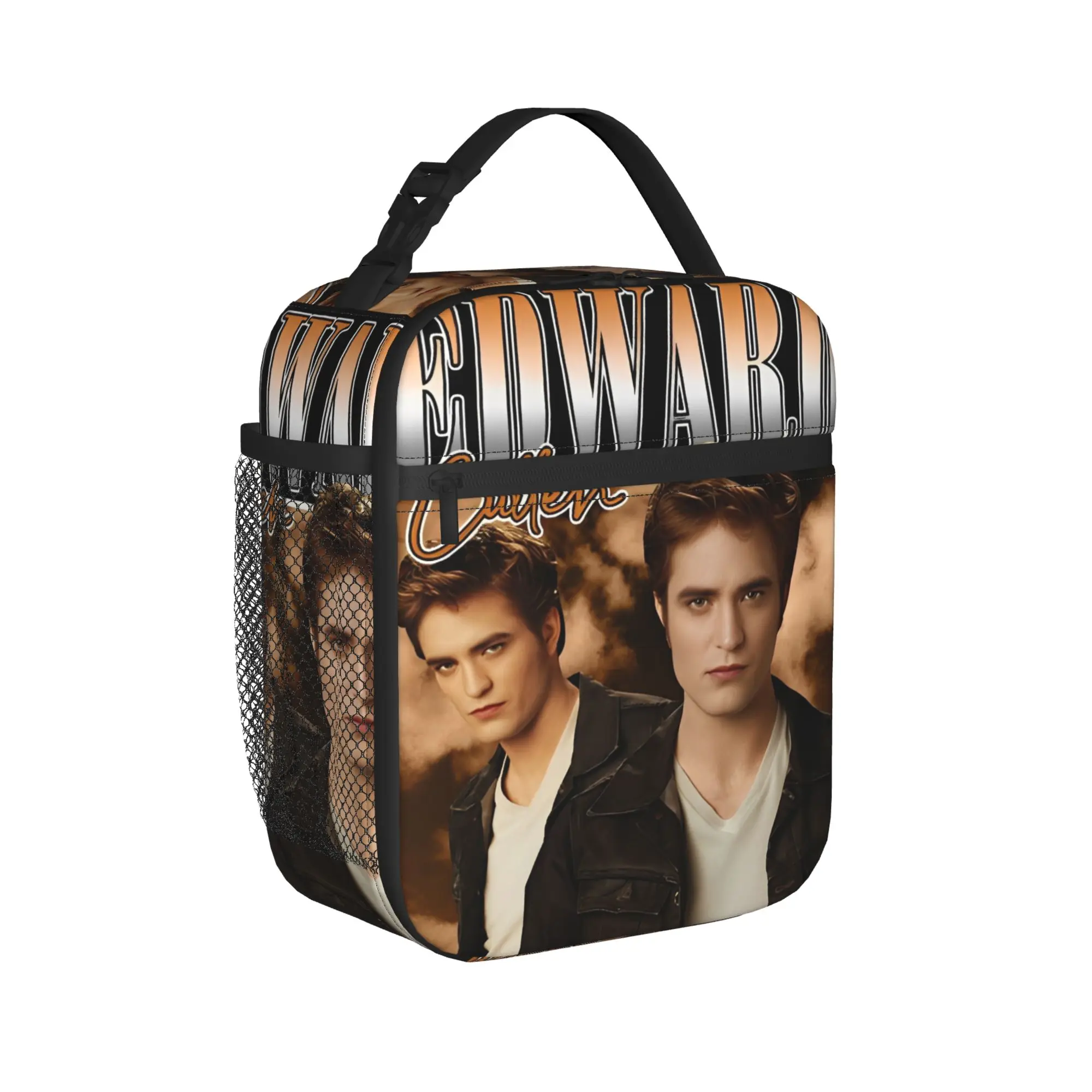 Edward Twilight Insulated Lunch Bag Cooler Bag Reusable,Lunch Container  Leakproof Tote Lunch Box Food Bag Office  Travel