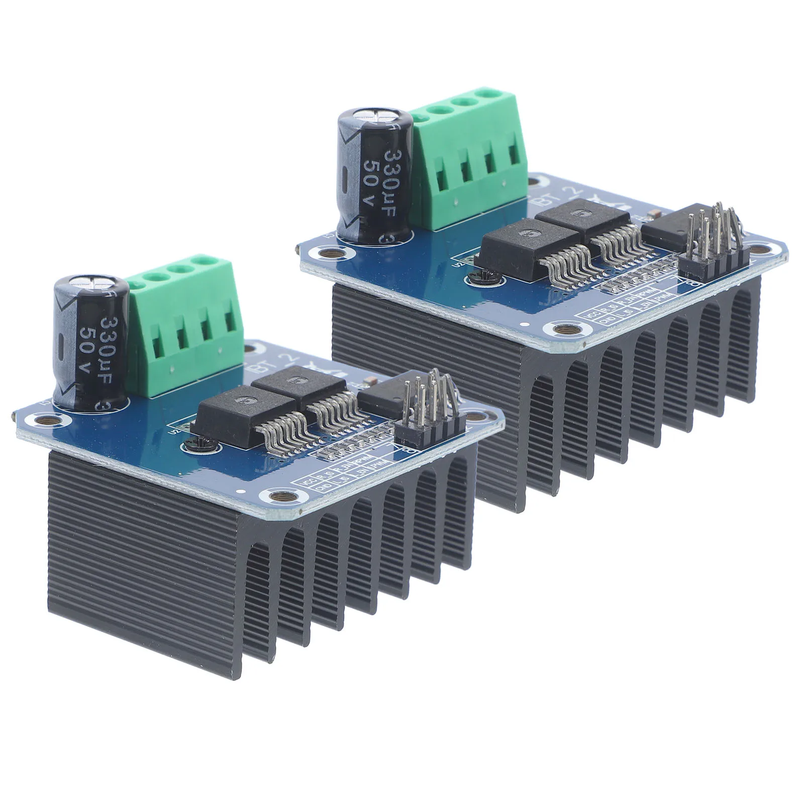 

2PCS Motor Module 43A High Power Refrigeration Current Limiting BTS7960 MCU Current Limiting Controller Isolation Protection