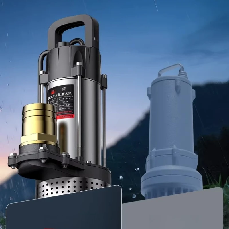 

Brushless DC Submersible Pump 48v60v72v Electric Vehicle Battery Car Special Irrigation Machine