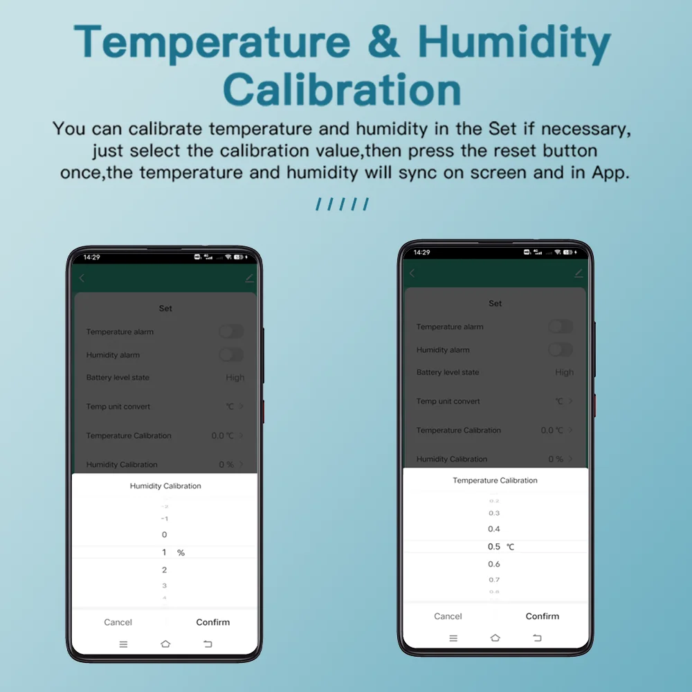 Imagem -05 - Tuya-sensor de Temperatura e Umidade Wifi Vida Inteligente Luz de Fundo Higrômetro Termômetro Suporte Alexa Google Home Assistant Novo