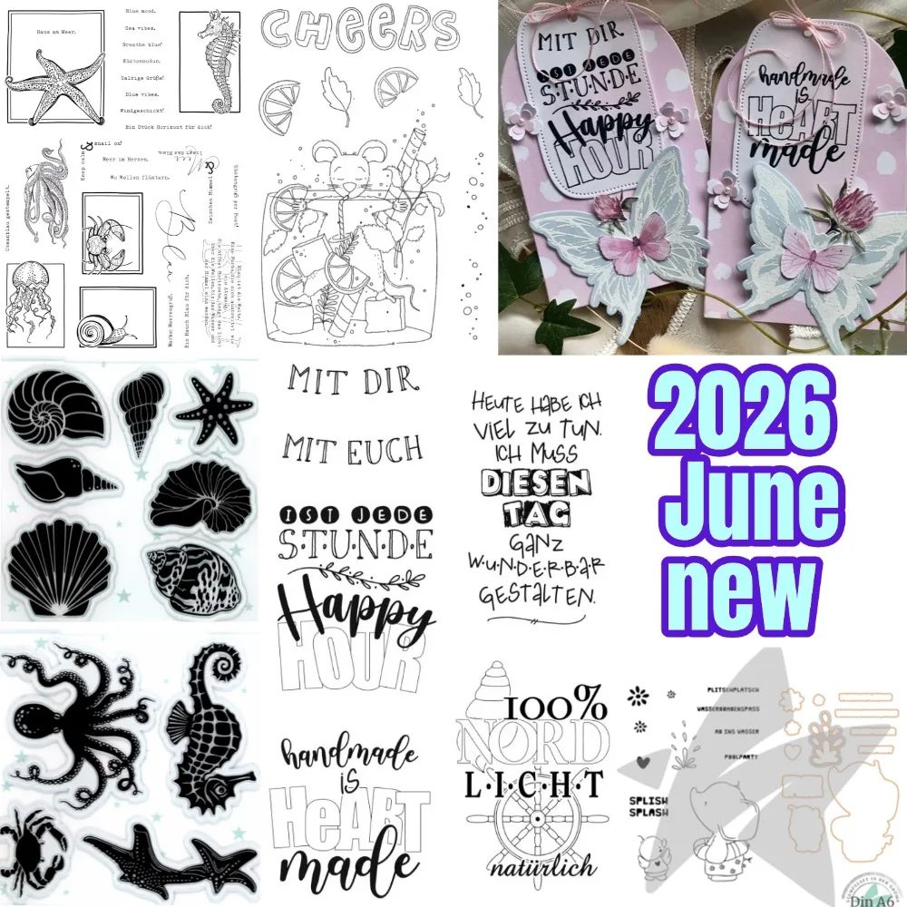 Shell and Seahorse Metal Cutting Dies For DIY Scrapbooking Crafts Maker Photo Album Template Handmade Decoration 2026 June New