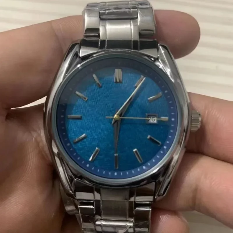 Orologio da uomo in acciaio inossidabile 2025 Orologio elegante al quarzo sottile con datario e resistente all'acqua