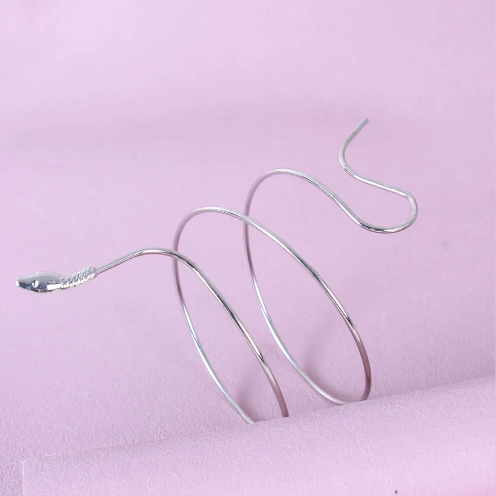 Tribal Chic Wrapped Snake Bracelet Bohemian Style Exaggerated Punk Gothic Jewelry Gift Creative Adjustable Body Bracelet