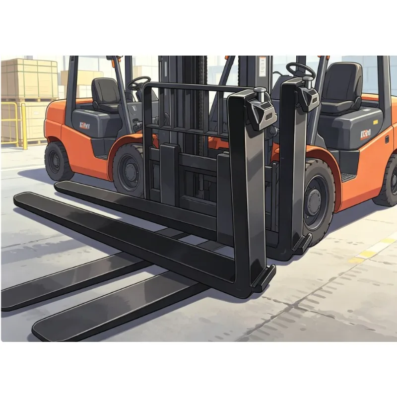 Hot Sale New Forklift Double Fork Spare Parts Telescopic Forks Model 3A-100*45*1820 with 1 Year Warranty