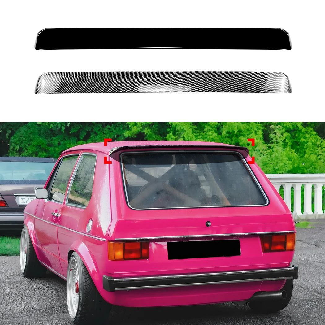 

Rear Roof Spoiler Wing For Volkswagen Golf 1 MK1 1974-1983 Car Rear Roof Trunk Spoiler Lip Trim Car Accessories