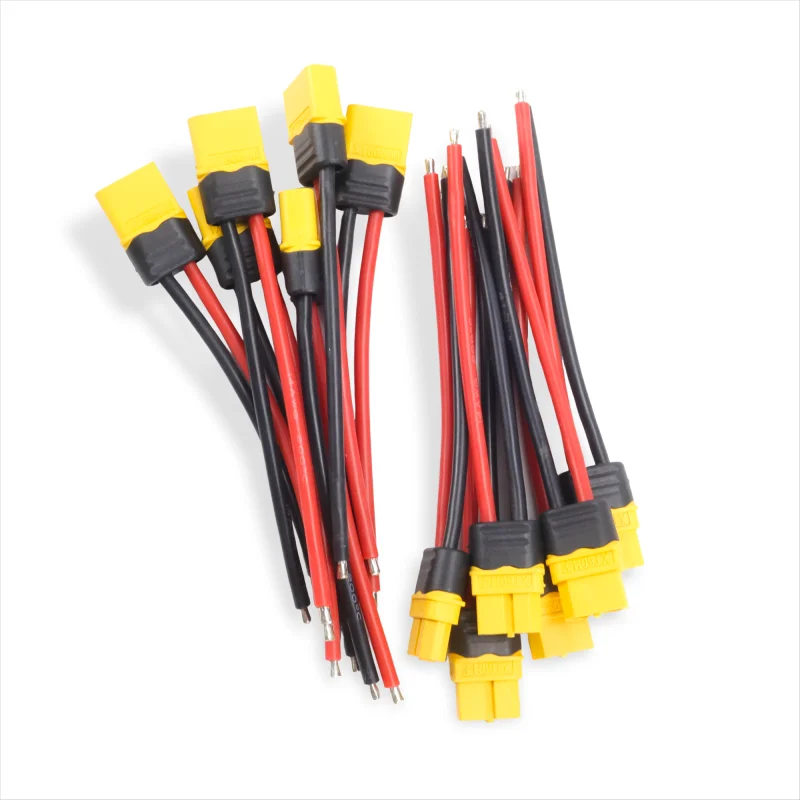 

Durable 2/6Pcs 100MM Amass XT60H Male Female Connector Plug With 12/14/16 AWG Silicon Wire for RC Lipo Battery ESC FPV Drone DIY