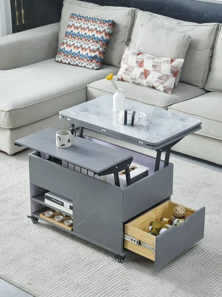 Dining Table Multifunctional Space Saving Dining Room Spa Wellness Easy Assembly Sturdy Durable Stable Construction No Wobble