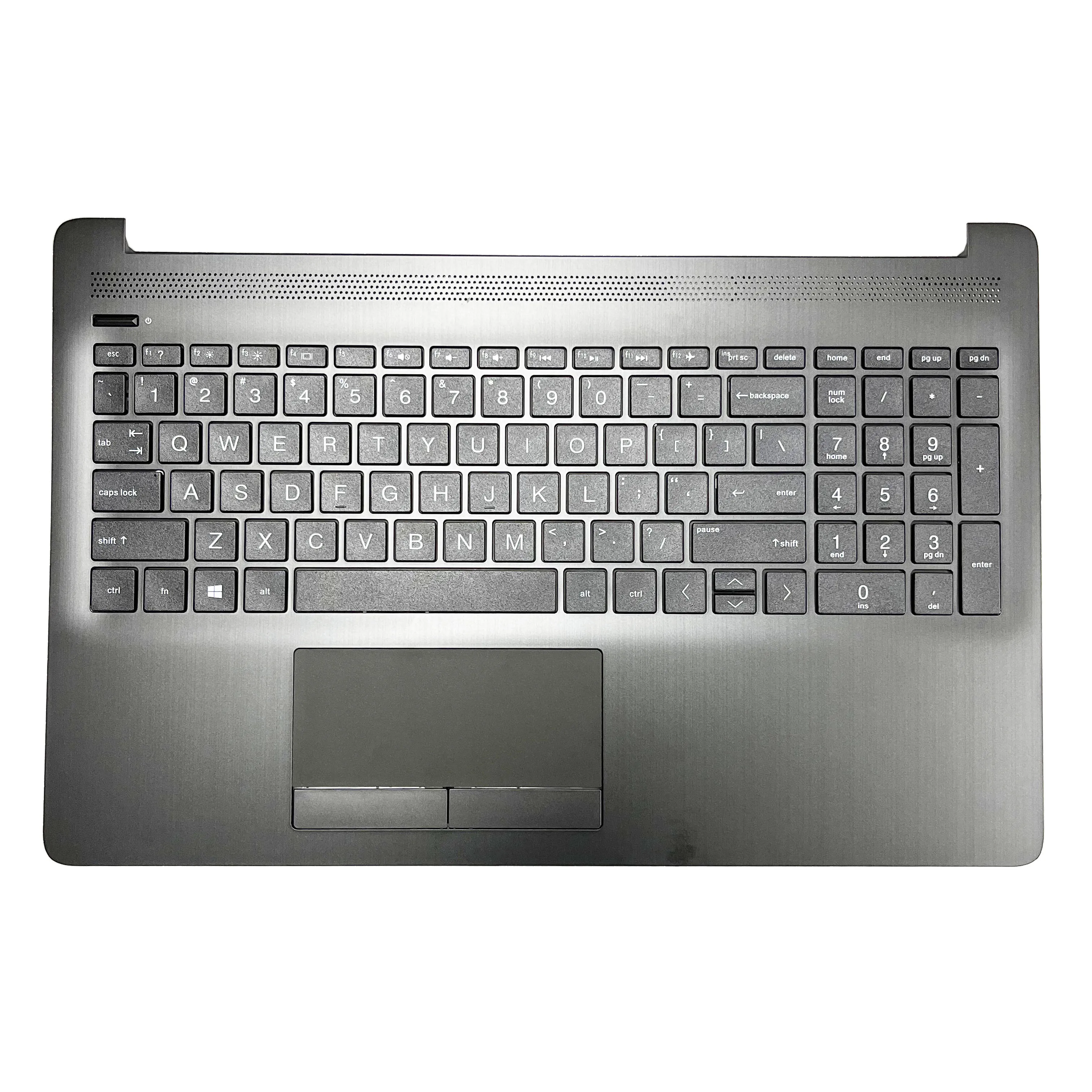 Imagem -02 - Teclado Nos para hp 15-da 15-db 15s-dr Tpn-c135 C136 250 g7 255 g7 g7 Tampa Superior com Touchpad L20386001 L20387-001 Novo