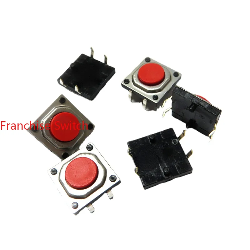 10PCS SKQEADA010 Button Tact Switch 12*12*4.3h Dustproof 10 Million Times Life