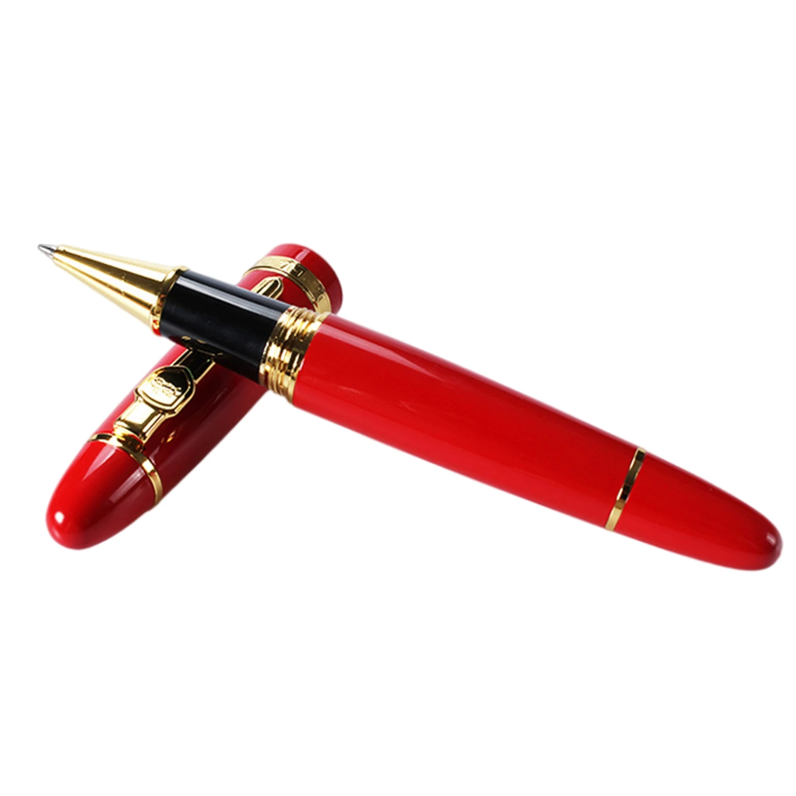 

New Jinhao 159 General Red Rollerball Pen Golden Clip writing Stationery Office School student gifts