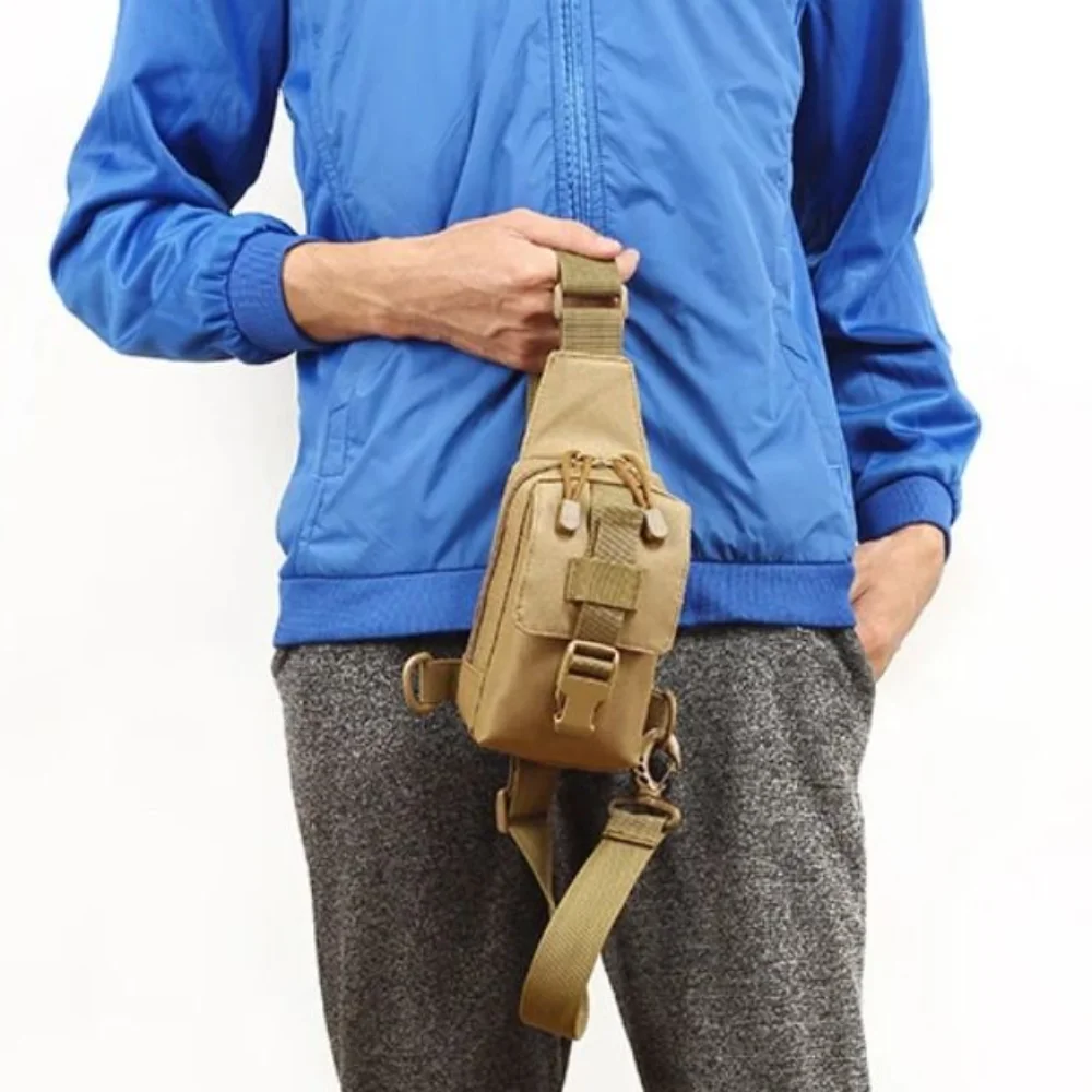 

Вместительная уличная сумка-слинг из ткани Оксфорд с регулируемым ремнем, водонепроницаемая, прочная, для путешествий, через плечо