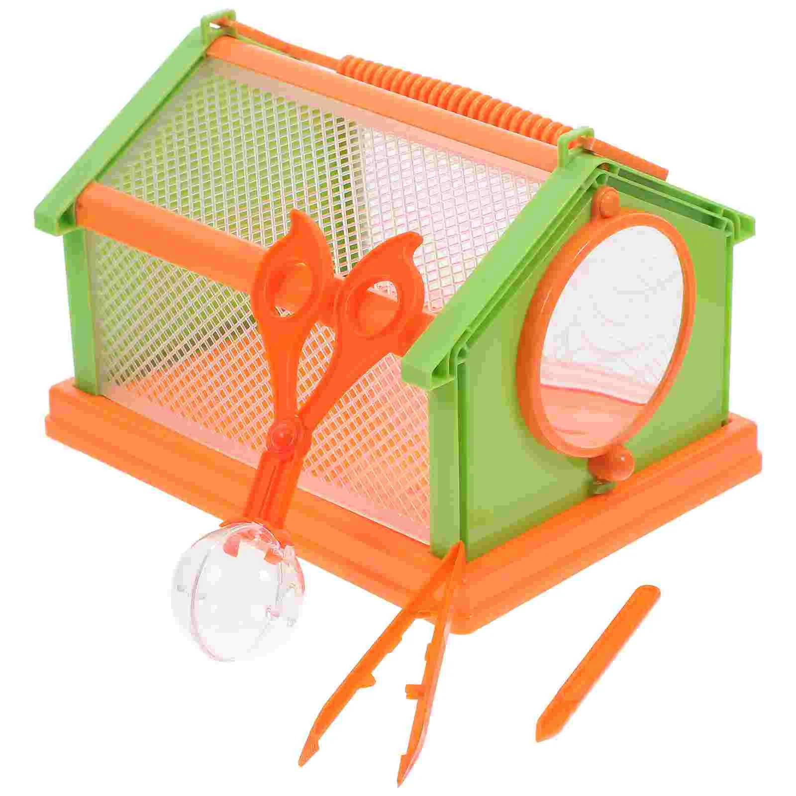 

Insect Catching Kit Caterpillar Cage Breathable Outdoor Garden Plastic Butterfly House Bug Grabber Pupils