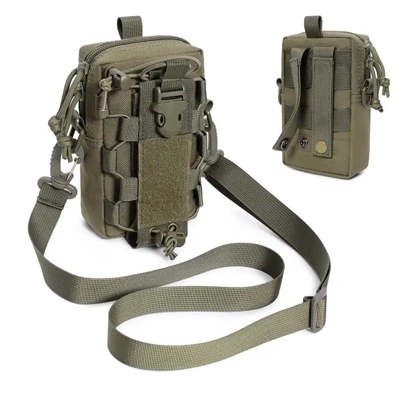 

Multipurpose Tactical Molle Mobile Phone Belt Pouch EDC Gadget Utility Waist Bag Men's Waist Pocket for Hiking Rescue Pouch