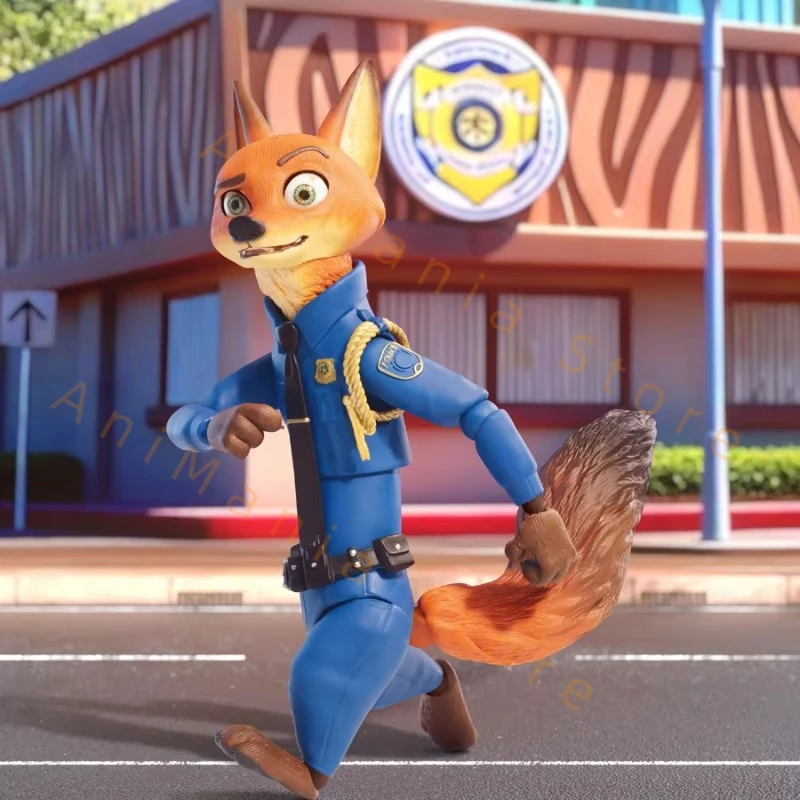 Véritable boîte aveugle de la série de figurines d'action Zootopia, Collection mignonne, ornement de bureau, tendance, cadeau Surprise