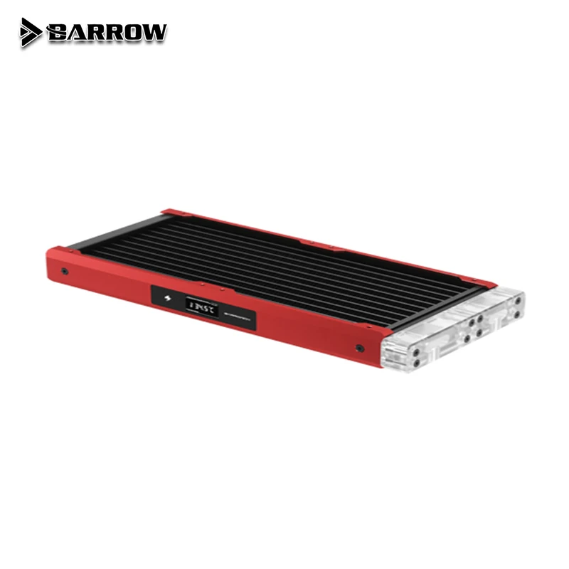 배로우 섀시 라디에이터 수냉식 히트싱크 LED 디스플레이 실시간 온도 감지 케이스 120 팬용