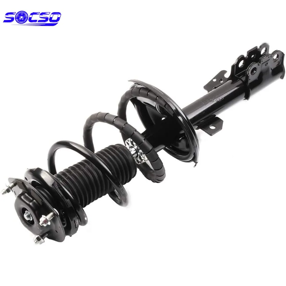1PC Front Suspension Left or Right Shock Absorber for Toyota Highlander AWD FWD 2WD 2004-2007 Complete Struts Spring Assembly