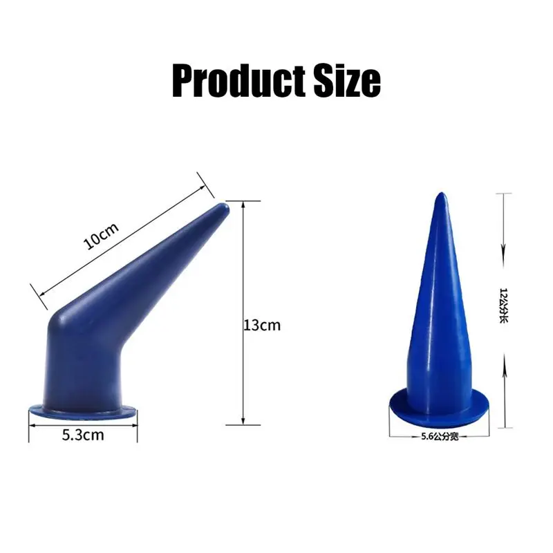 

A73P 50 Pieces Angle Nozzle Right Angle for Bulk Caulk Tool, Cones Nozzles Caulking Nozzle Caulk Nozzle Applicator Blue