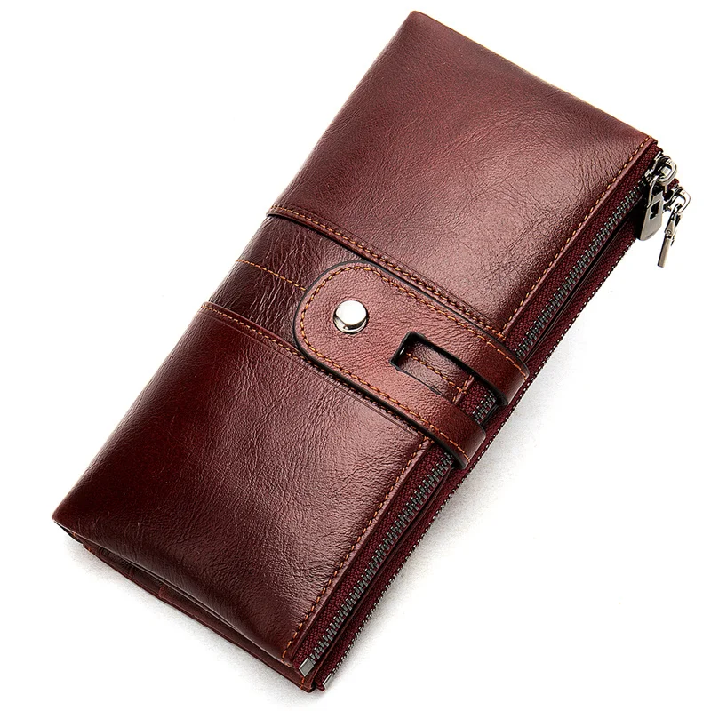 

women's wallet genuine leather purse/wallet for women/lady fashion woman's clutch bag women's purse long card holder 8560