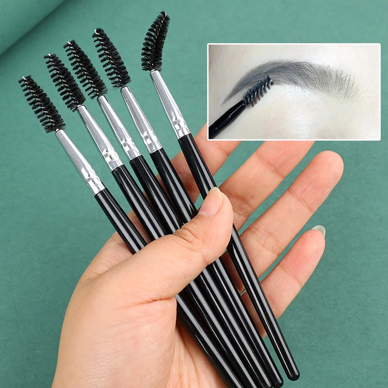 1 pz professionale sopracciglio ciglia pennelli trucco ciglia cosmetiche Mascara Eye Brow Cream Brush Beauty sopracciglia Lash Make Up Tools