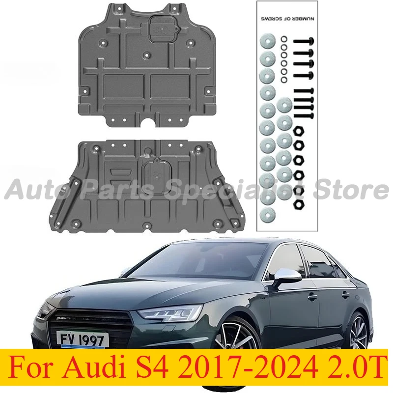 

High Quality Alloy Under Engine Guard Mudguard Splash Shield For Audi S4 2017-2024 2.0T