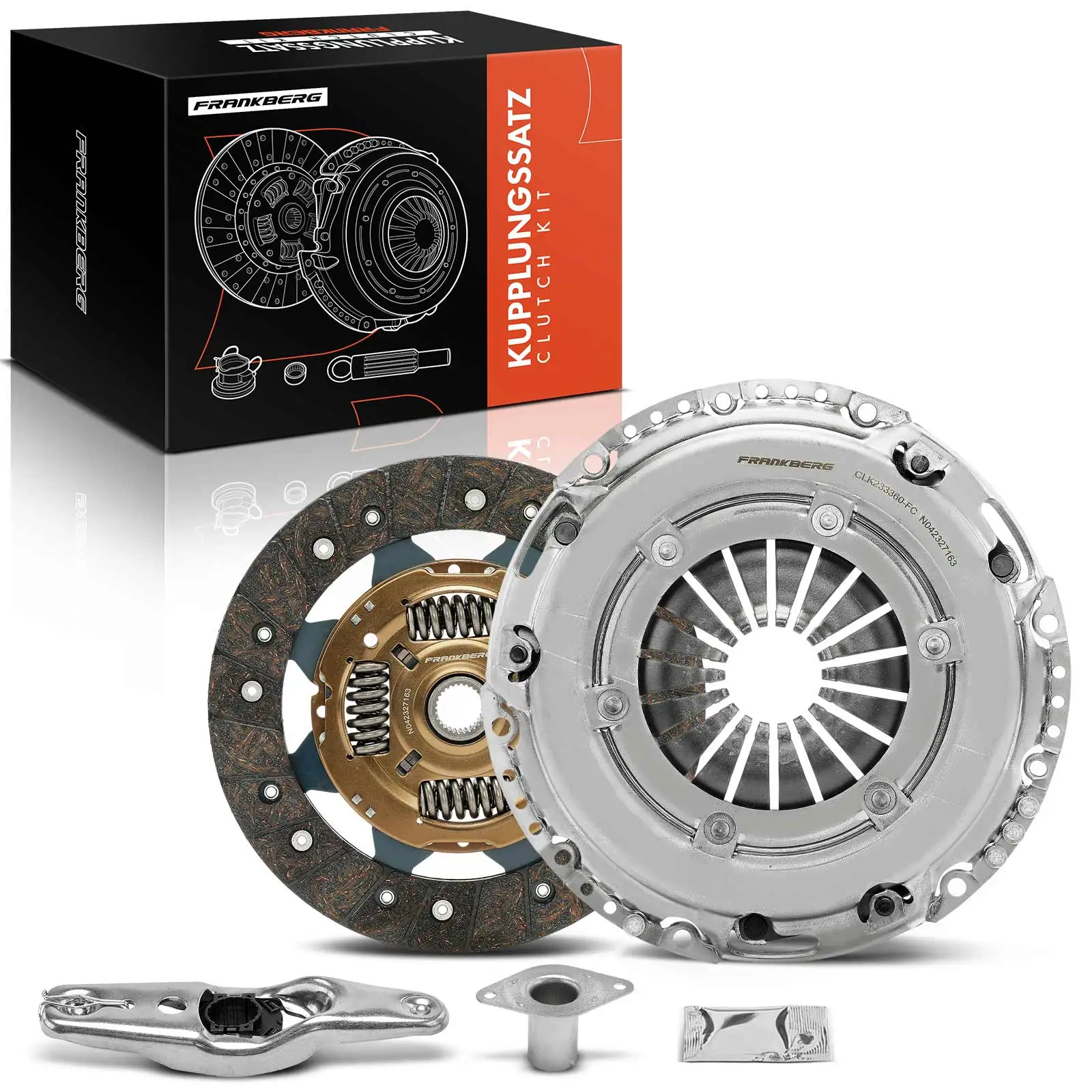 Frankberg 1x Koppelingsset voor Audi A1 A3 A2 Seat Skoda VW Golf 4 1J 5 6 Polo Touran 1.2-2.0 622335400