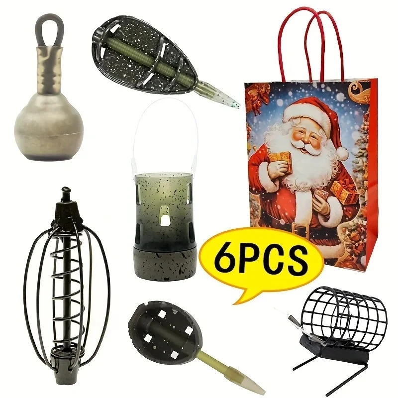 aleatorio-6-pcs-saco-de-presente-de-natal-europeu-carpa-pesca-chumbada-conjunto-para-mar-lago-inferior-equipamentos-de-pesca-folga-gelo-inverno