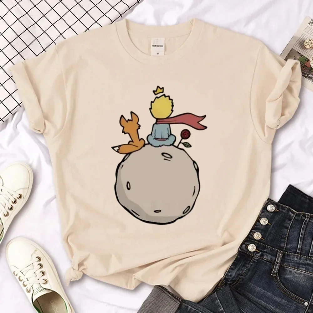 T-shirt Harajuku du Petit Prince pour femme, vêtement pour fille, années 2000