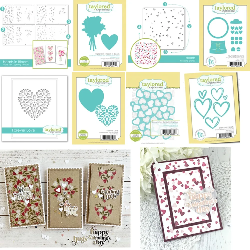 Máquina de gominolas de San Valentín, troqueles de corte de Metal Love, sellos DIY, plantilla de tarjeta de álbum de recortes, tarjetas de papel, hojas de álbum hechas a mano, nuevo, 2024