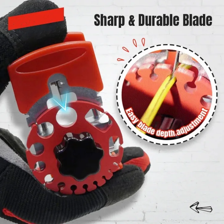 Handheld Wire Stripper,Quick Decrustation Pliers,Manual STAINLESS STEEL Wire Stripping Tool,Cable Peeling(Blades Available)