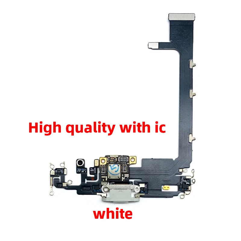 New 1:1 with IC For iphone 11 pro max Charging Port Flex Microphone Mini USB Charger Dock Connector Repair Replacement