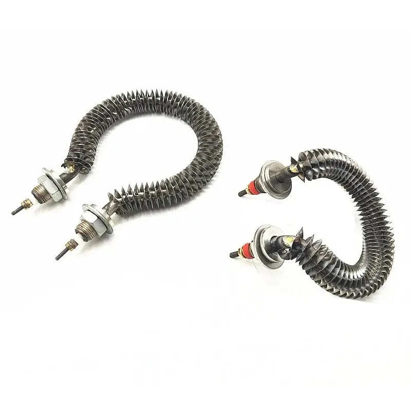 

24V 300W DC Heater 220V 500W Finned Heating Element Stainless Steel Hot Air Heater Electric Spiral Heating Resistors