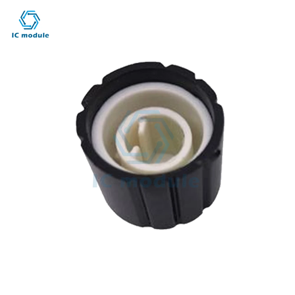 5PCS ABS For KY-040 360 Degrees Potentiometer Rotary Encoder Half Shaft Hole Caps Knob Brick Sensor Switch 6mm