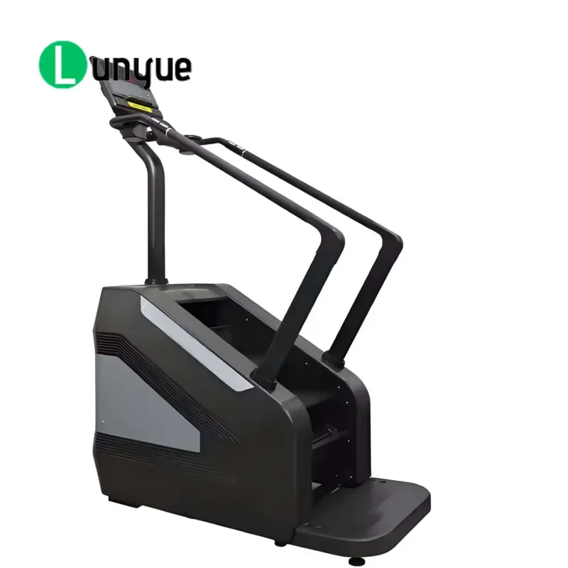 Electric Stair Climber Machine with LED Screen Commercial Home Gym Fitness Equipment Steel Structure Durable for Cardio