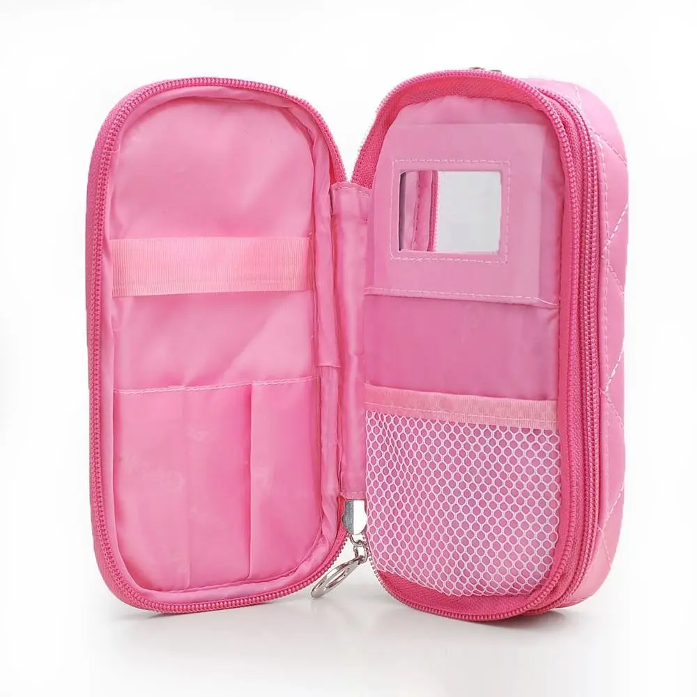 High Quality Double-Layer Makeup Bag Travel Organizer Large Capacity Cosmetic Bag Multifunctional Storage Portable Toiletry Bag