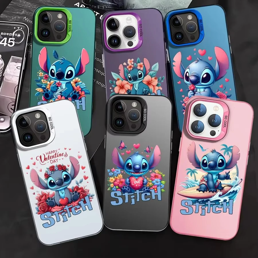 

Cool Stitch Flower Phone Case For Samsung Galaxy S25 S24 S23 Ultra Plus S22 S21 FE A15 A16 A54 A53 A55 A33 Shockproof IMD Case