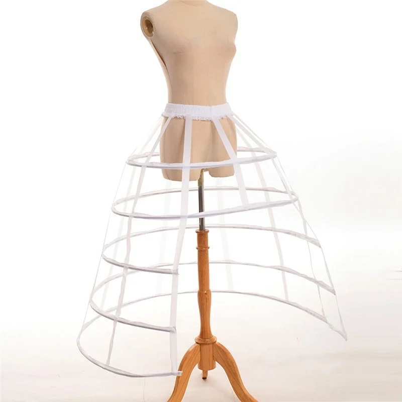 Petticoat Hoop Cage Skirt Bustle Pannier Crinoline 5 Hoop